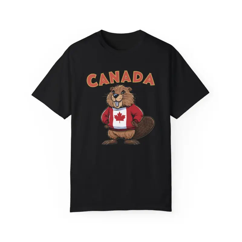 Celebrate Canada Day in Style with Comfy Beaver T-shirt - T-shirt