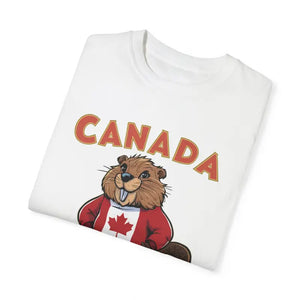Canada Day T-shirt - Comfy Beaver Patriotic Tee - Dipaliz - T-shirts
