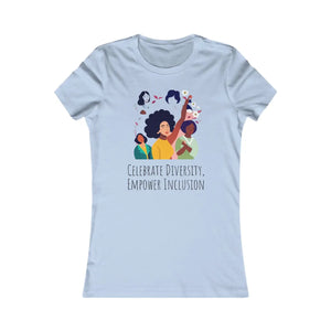 Celebrate Diversity Women’s Tee - Empower Inclusion - Dipaliz - T-shirts