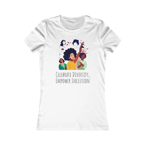 Celebrate Diversity Women’s Tee - Empower Inclusion - Dipaliz - T-shirts
