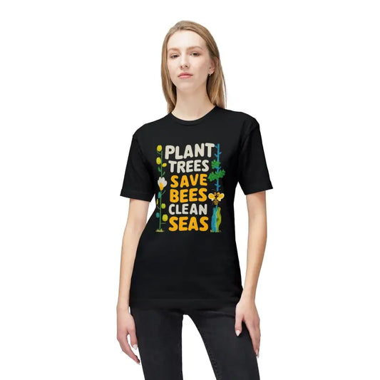 Celebrate Earth Day: Save Bees with Stylish Unisex T-shirt - T-shirt