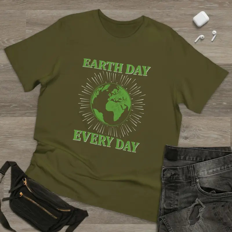 Celebrate Earth Day In Unisex Deluxe Eco-chic Tee - T-shirt