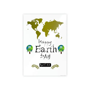 Happy Earth Day Poster - Glossy Celestial Eco Decor - Dipaliz - 23.4’’ x 33.1’’ (vertical) / Posters Prints & Visual