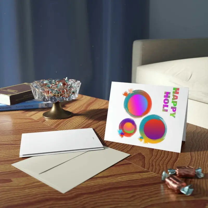 Celebrate Happy Holi with Vibrant Greeting Cards & Envelopes - Paper Products