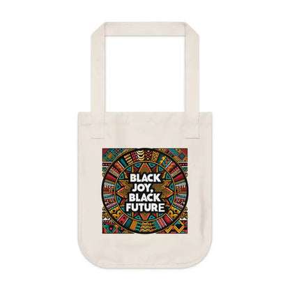 Celebrate Juneteenth with Eco-friendly Certified Organic Black Joy Tote - Bags