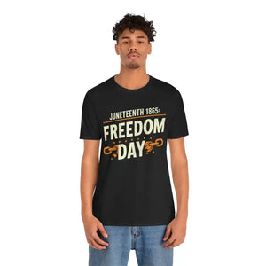 Celebrate Juneteenth Unisex Jersey Short Soft Cotton Tee - Dipaliz - Black / s - T-shirts