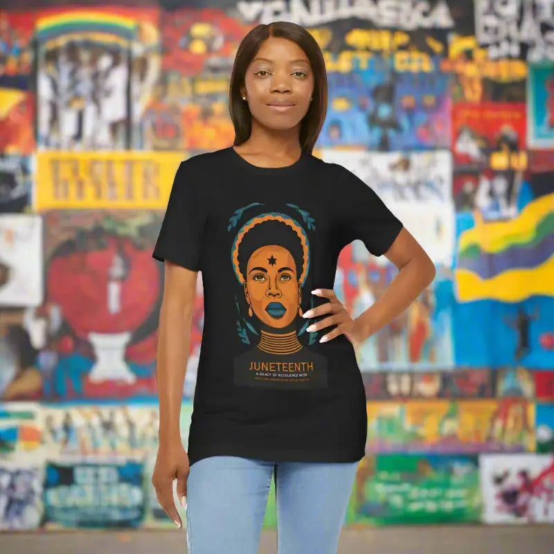 Juneteenth Vibes Unisex Jersey Tee Celebrate Freedom in Style - T-shirt