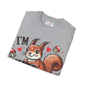 Cotton Tee - Nuts About you Squirrel Unisex Softstyle - Dipaliz - T-shirts