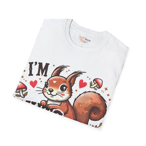 Soft Cotton Tee - Nuts About you Squirrel Eco-friendly Gifts - Dipaliz - T-shirts