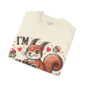 Soft Cotton Tee - Nuts About you Squirrel Eco-friendly Gifts - Dipaliz - T-shirts