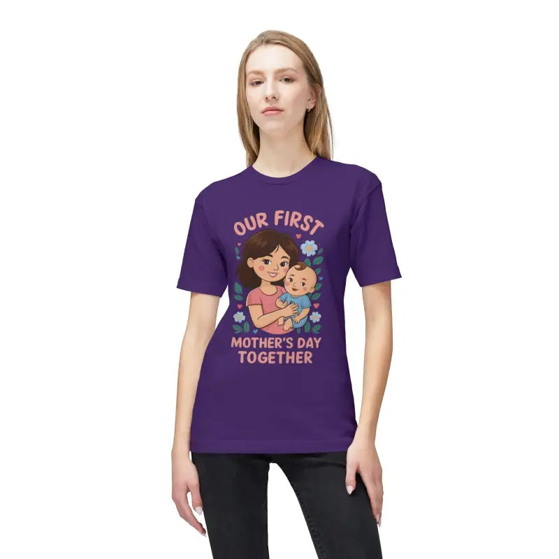 Celebrate Mother’s Day with the Ultimate Comfort Tee - Purple / s T-shirt