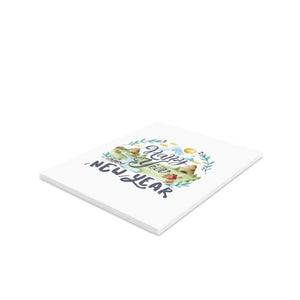 Greeting Cards - Bold Uncoated Cardstock with Matching White Envelopes - Dipaliz - & Note