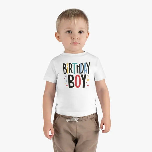 Celebrate In Style: The Birthday Boy Cotton Jersey Tee - Kids Clothes