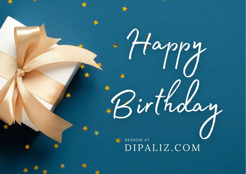 Unwrap Joy with Dipaliz Stylish Birthday Gift Card