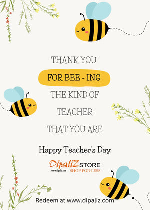 Virtual Gift Card - Celebrate Teacher’s Appreciation Day - Dipaliz