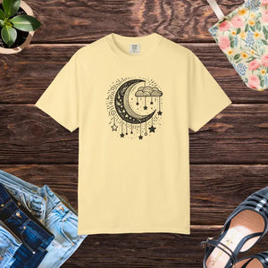 Celestial Dreamer Unisex Tee - Cosmic Flair Design - Dipaliz - Banana / s - T-shirts