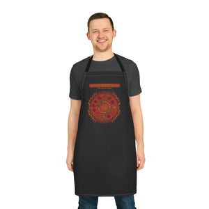 Celestial Harvest Floral Mandala Cooking Apron - Dipaliz - Aprons