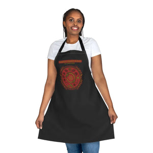 Celestial Harvest Floral Mandala Cooking Apron - Dipaliz - Aprons