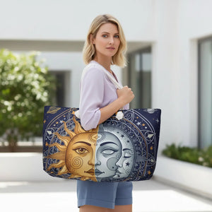 Celestial Moon Weekender - Starlight Travel Tote - Dipaliz - Luggage & Bags