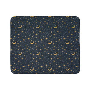 Celestial Sherpa Blanket Ultimate Warmth Cozy Home Decor Dipaliz - Blankets