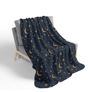 Celestial Sherpa Blanket Ultimate Warmth Cozy Home Decor Dipaliz - Blankets