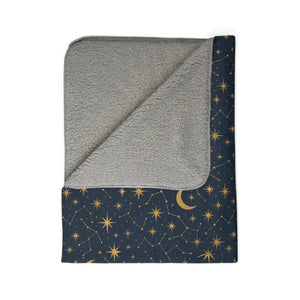 Celestial Sherpa Blanket Ultimate Warmth Cozy Home Decor Dipaliz - Blankets