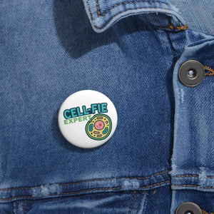 Expert Pin Buttons Science Lovers Badge Fun Party Favor - Dipaliz - 1.25’’ - Pinback