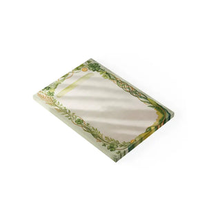 Celtic Clover Floral Notepad - Lined Post-it Note Pads - Dipaliz - 4’’ x 6’’ / White - Paper Products