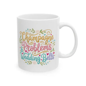 Mug - Wedding Bells Colorful Floral Ceramic - Dipaliz