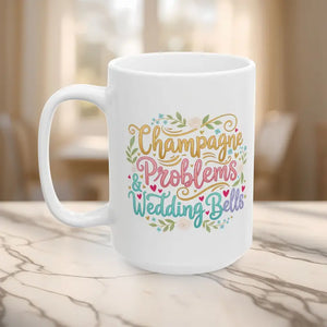 Mug - Wedding Bells Colorful Floral Ceramic - Dipaliz