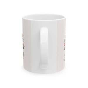 Floral Ceramic Mug Bridal - i Said Yes Design - Dipaliz - Mugs