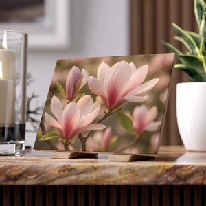 Pink Magnolia Ceramic Photo Tile – 6x6 Glossy - Dipaliz - Wall Tiles
