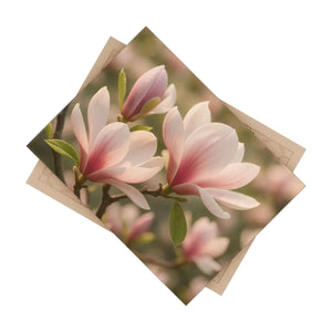 Pink Magnolia Ceramic Photo Tile – 6x6 Glossy - Dipaliz - Wall Tiles