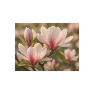 Pink Magnolia Ceramic Photo Tile – 6x6 Glossy - Dipaliz - Wall Tiles