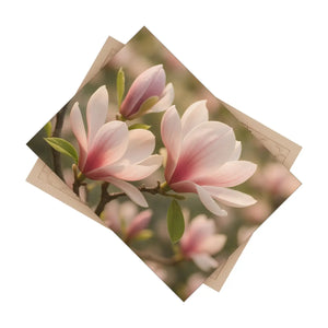 Pink Magnolia Ceramic Photo Tile – 6x6 Glossy - Dipaliz - Wall Tiles