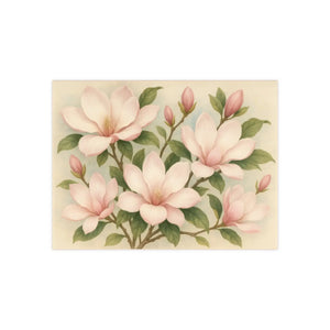 Pink Magnolia Ceramic Photo Tile – 6x6 Wall Art - Dipaliz - Tiles