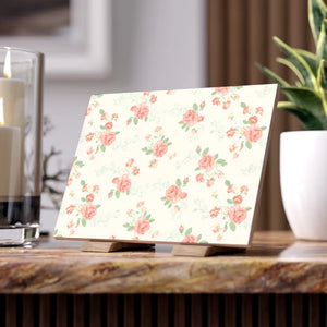 Rose Ceramic Photo Tile – 6x6 Vintage Decor - Dipaliz - Wall Tiles
