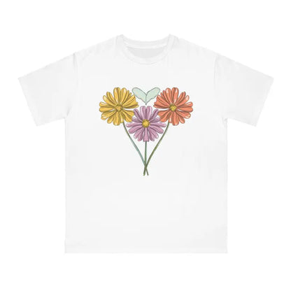 Eco-friendly Spring Flowers Tee: Ultimate Comfort in Organic Style - T-shirt