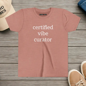 Youth Short Sleeve Tee - Casual Cool Vibes Lightweight Cotton - Dipaliz - s / Heather Mauve - T-shirts