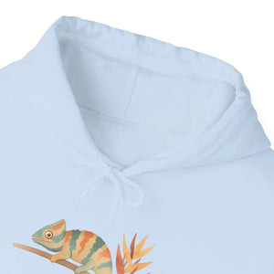 Tropical Energy Hoodie - Colorful Chameleon Graphic - Dipaliz - Hoodies - s