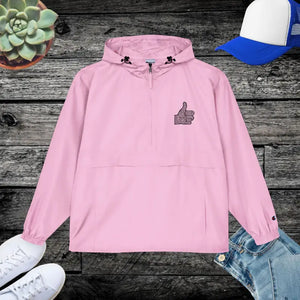 Outerwear - Unisex Packable Anorak Jacket - Waterproof Adventure Ready - Dipaliz s / Pink Candy