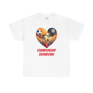 Championship Showdown Unisex Heavy Cotton Tee - Dipaliz - White / s - T-shirts