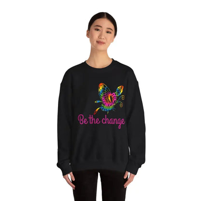 Be the Change Butterfly Crewneck – Unisex Heavy Blend Comfort - Sweatshirt