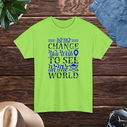 Eco-chic Unisex Tee for Earth Day Fashionistas - Neon Green / s T-shirt