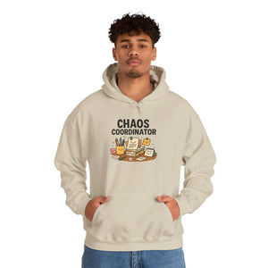 Relaxed Chaos Coordinator Hoodie - Fun Office Wear - Dipaliz - Hoodies