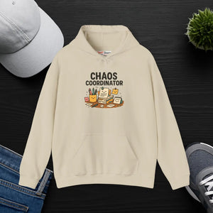 Relaxed Chaos Coordinator Hoodie - Fun Office Wear - Dipaliz - Hoodies