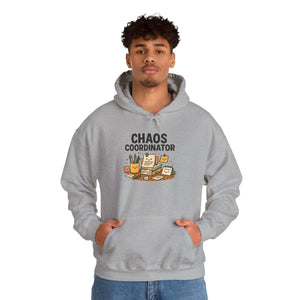Relaxed Chaos Coordinator Hoodie - Fun Office Wear - Dipaliz - Hoodies