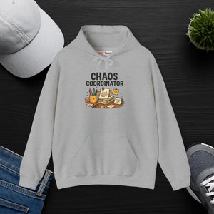 Chaos Coordinator Hoodie Roomy Pouch Fun Office Wear - Dipaliz - s / Sport Grey - Hoodies