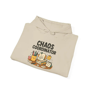 Relaxed Chaos Coordinator Hoodie - Fun Office Wear - Dipaliz - Hoodies