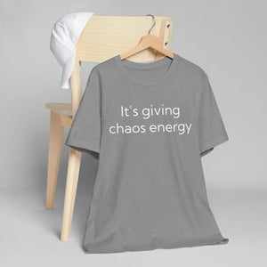 Chaos Energy Boost Unisex Jersey Tee Breathable Fabric - Dipaliz - T-shirts